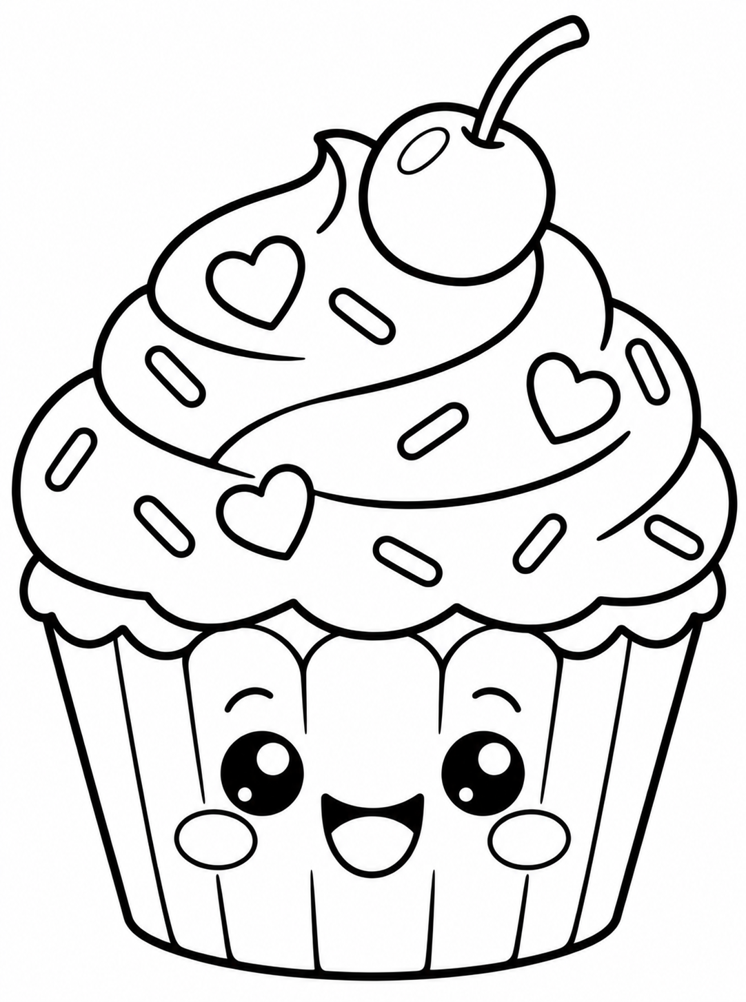 Kawaii schattig en eenvoudig